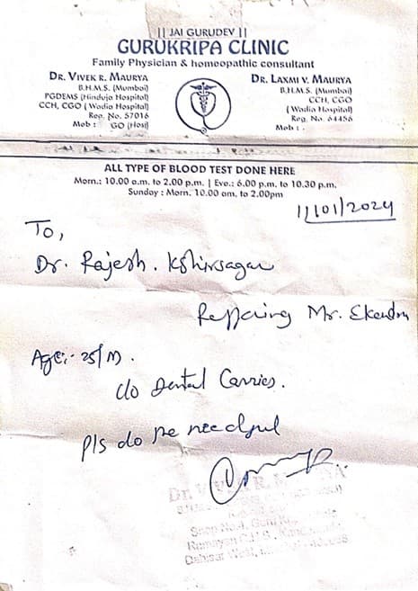 Doctor referral letter 2